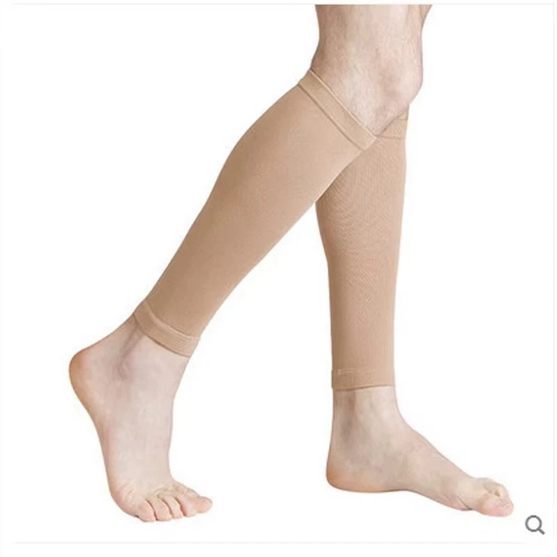 2x Calf Sleeves Leg Support Compression Socks Running Shin Splint Varicose Veins