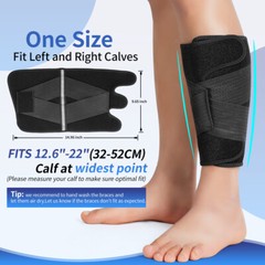 Compression Leg Brace Support Calf Shin Splint Running Sports Socks Pain Relief