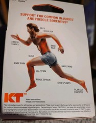 KT Tape Original Gentle Elastic Sport Tape Cotton Fabric Beige 20 Strips