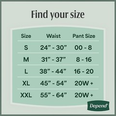 Depend Fresh Protection Bladder Leak Protection for Women – Size: XL – 84 count
