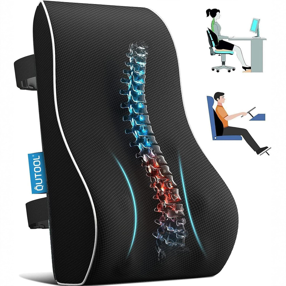 Lumbar Support Pillow for Office Chair, Office Home Essentials,Gifts for Mom,Dad