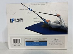 Fisher Traction Neck Device Cervical Decompression Therapy Unit Kit With Box