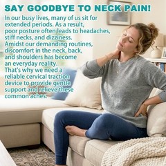 Inflatable Neck Stretcher – Adjustable Neck Pillow for Pain Relief