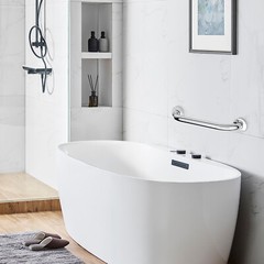 Stainless Steel Grab Bar Bathroom Safety Handicap Shower Tub Handle Support LOT