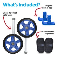 Off-Road Walker 8 Inch Wheel Kit with FREE FlexFit Ski Glides