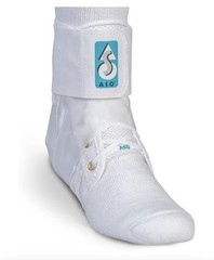 ASO Ankle Stabilizer (XX-Small, White) – Ankle Brace for Sprained Ankle and P…