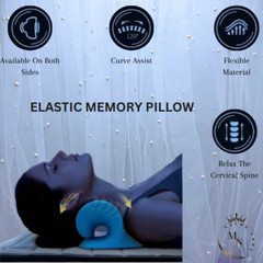 Cervical Neck Pillow Stretcher Traction Device Brace Support Pain Relief Massage