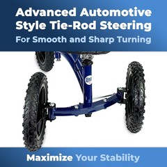 All Terrain KneeRover® Steerable Knee Scooter Blue – Refurbished