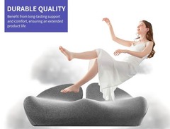 SupremeComfort X-Large Gel Infused High Density Foam Seat Cushion for Office …