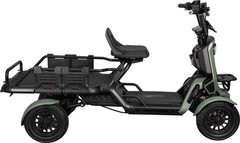 1000W Heavy Duty 4-Wheel Electric Mobility Scooter w/Cargo Platform 15MPH 600LBS