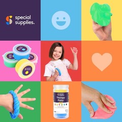 Resistive Therapy Putty for Adults and Teens – 4 Soft Colors for Hand Strength