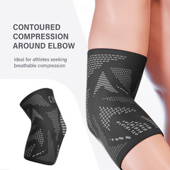 Elbow Brace 2X Compression Support Sleeve Arthritis Tendonitis Reduce Joint Pain
