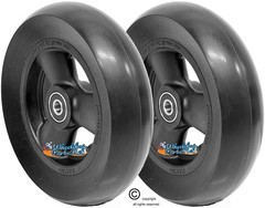 Set of 2 Front Caster Wheels For Quickie, Ki-Mobility and Other Wheelchairs