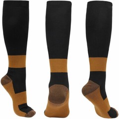 3 Pairs Copper Compression Socks for Women & Men Stockings Improves Circulation
