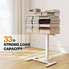 Romoon Over Bed Bedside Table Wheels Rolling Height Adjustable Desk Mobile