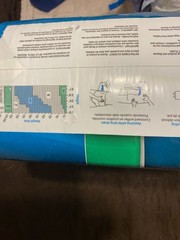 Presto Supreme Briefs w/ Tabs, Disposable, Size L-G, Blue/Green, 18 ct