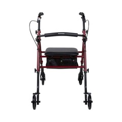 McKesson Rollator 29.5 to 38 inch Handle Height 146-RTL10261RD