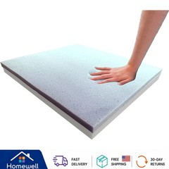 High Density Gel Memory Foam Seat Replacement – Firm Comfort Cushion (20“x20“)