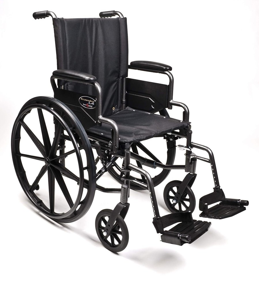 Graham-Field 3F020220 Everest & Jennings Traveler L4 Wheelchair, Ultralight…