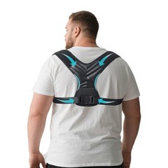 King Mills Plus Size Back Brace, Brace Posture XXX-Large, Black