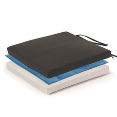 Protekt Bariatric Gel Wheelchair Cushion with 24x18x4 Inch (Pack of 1), Black