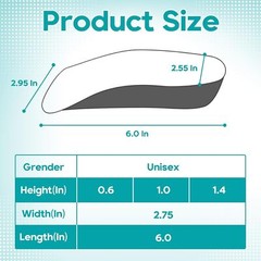 Brandone Insoles – Orthopedic High Pads 1.0 – Height Increase Insoles – Arch …
