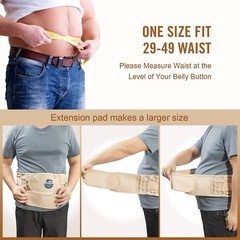 HONGJING Decompression Back Belt with Electric Pump for Lower Back Pain Relief