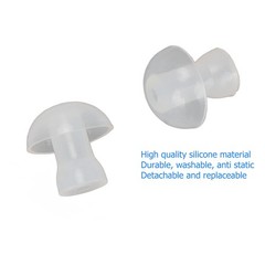 L 14mm 10Pcs Hearing Aid Ear Tips Soft Replacement Universal Domes Hearing
