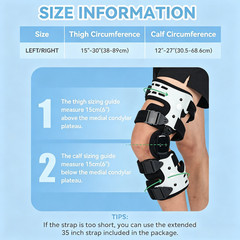 Daily Use Adjustable OA Unloader Knee Brace,Fit for Pain Relief Walking Support