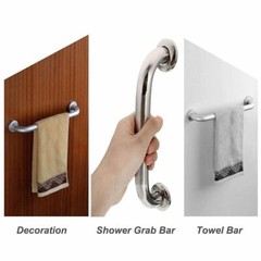 Shower Grab Bar Stainless Steel Handle Bathroom Safety Anti Slip For Elderly LOT