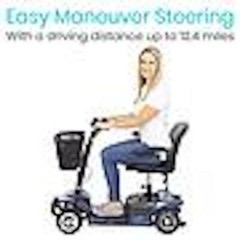 4 Wheel Mobility Scooter – Available in Blue and Silver