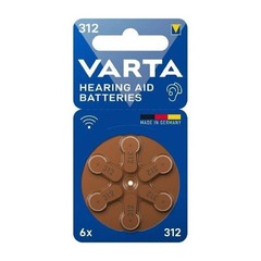 30 Varta Size 312 Pr41 Hearing Aid Batteries 1.45v Zinc Air Germany Exp 2028