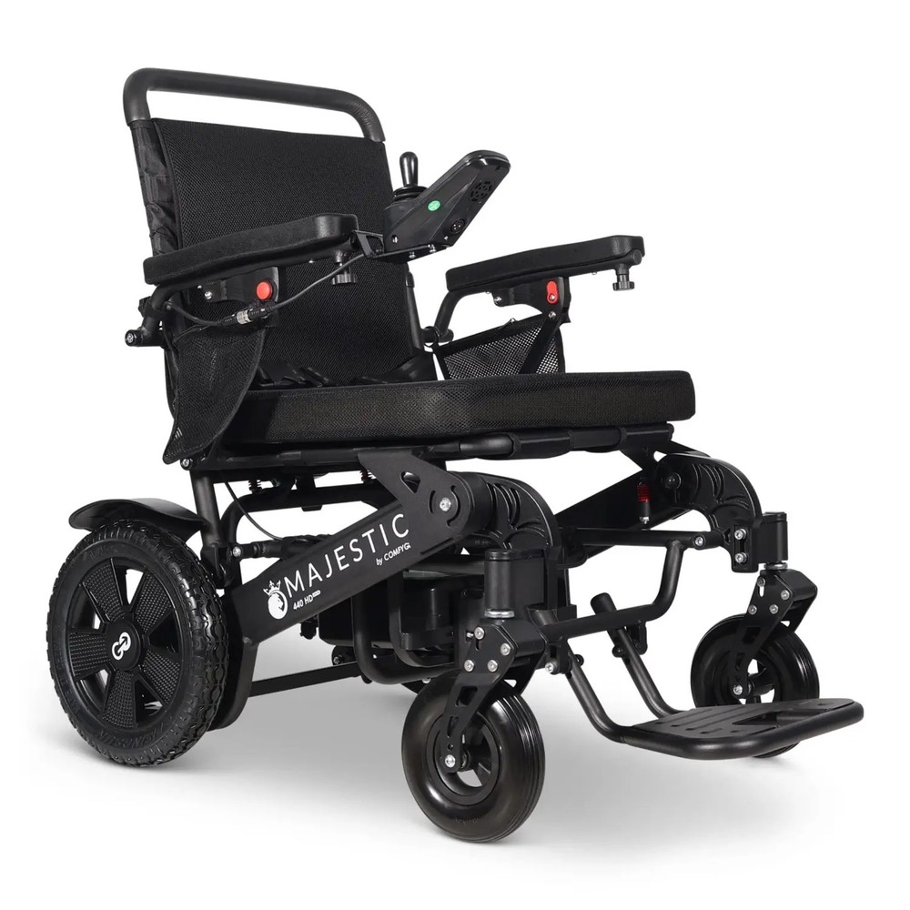 Heavy Duty Folding Power Wheelchair ComfyGo Majestic 440 HD Plus Carries 440 lbs