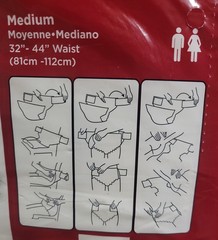 🚨 64 Count Disposable Breathable Unisex Adult Briefs Diapers Medium 32″-44″