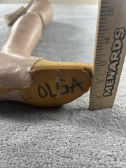 Vintage Left Above Knee Prosthetic Leg Please Read