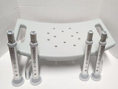 Walgreens Bath Bench Adjustable Height Fits Tubs 17″ & Wider Holds Up To 300lbs