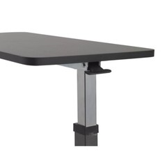 Overbed Table Tray Hospital Bed Rolling NonTilt Adjustable Height Food Cart Desk