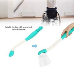 Modern Toilet Aid Tissue Grip Green Plastic Personal Hygiene Easy Use