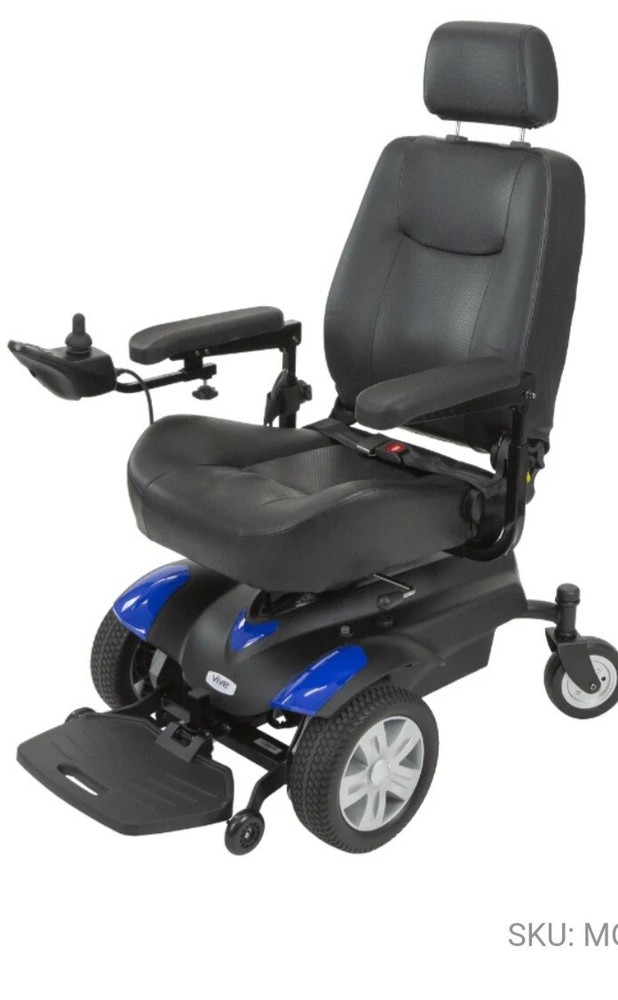 ELECTRIC WHEELCHAIR MODEL V;Key Specs: Top Speed: 4 mph Maximum Drive Range Pe