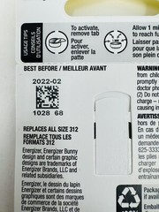 Energizer Hearing Aid Batteries Size 312 (Lot of 40) AZ312DP – EXP 2-2022 NEW