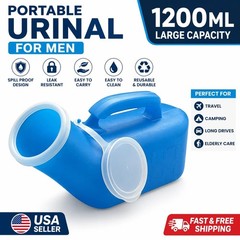 1PCS 1200ML Portable Urinal for Men Spill Proof Urine Bottle Leak Resistant