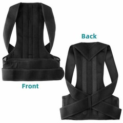 Adjustable Posture Corrector Low Back Support Shoulder Brace Belt for Men Women