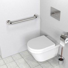 Sturdy 24 Inch Chrome Grab Bars for Bathrooms – 2 Pack for Maximum Support