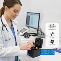 Redux Smart Pro Link Hearing Aid Dryer Dehumidifier Heatless Drying, Charging