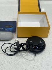 PHILIPS HEARLINK Hearing aid ‘Gray & Yellow’ OEM CASE + Charger And BOX ONLY