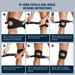 Knee Brace Support Neoprene Patella Stabilizing Compression Straps Adjustable US