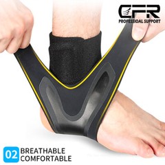 Pair Ankle Brace Achilles Tendon Support Arch Foot Wrap Sleeves Adjustable Strap