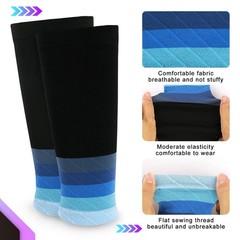 3 Pairs Calf Compression Sleeves for Men And Women Football Leg Sleeve Footle