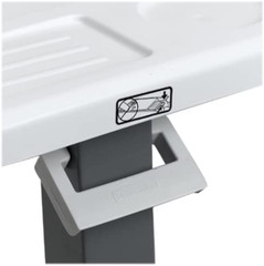 Medical Table Overbed Adjustable Bedside Hospital Rolling Tables With Wheels New
