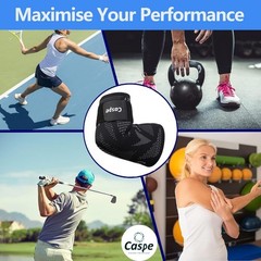 Elbow Sleeve Brace Wrap Adjustable Support Arm Arthritis Tendonitis Pain Relief
